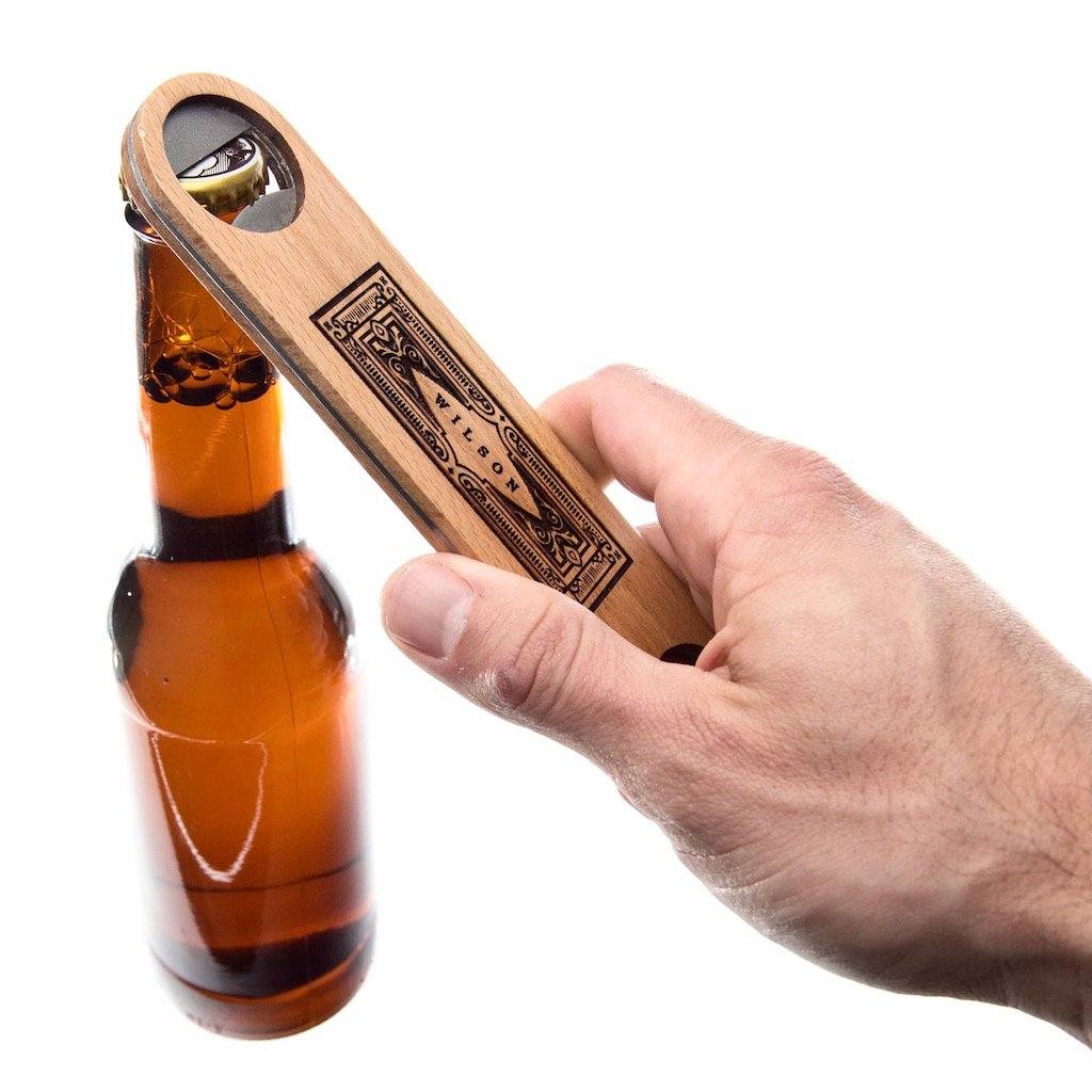 Engraved Godfather Bottle Opener, Stainless Steel Beer Opener