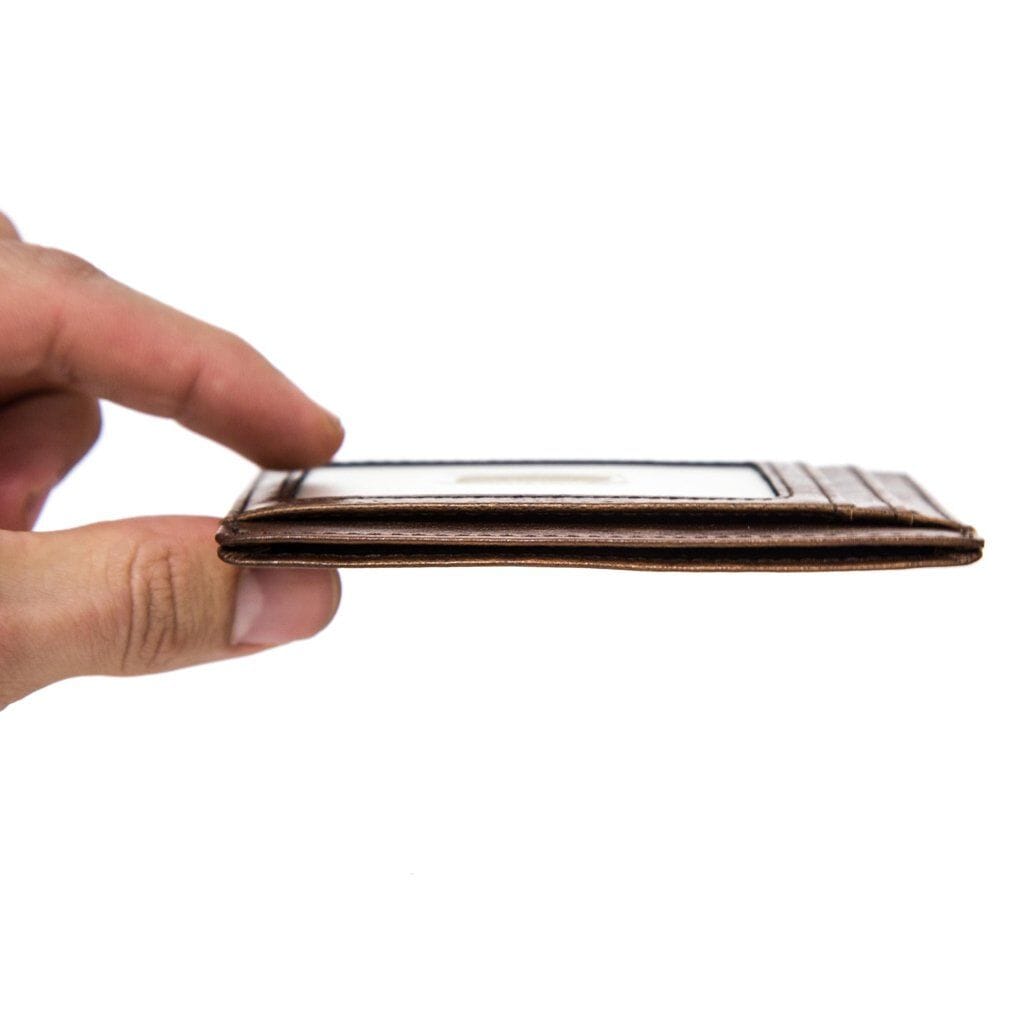 Branded Front Pocket Wallet Men&#39;s Leather Wallet Swanky Badger 