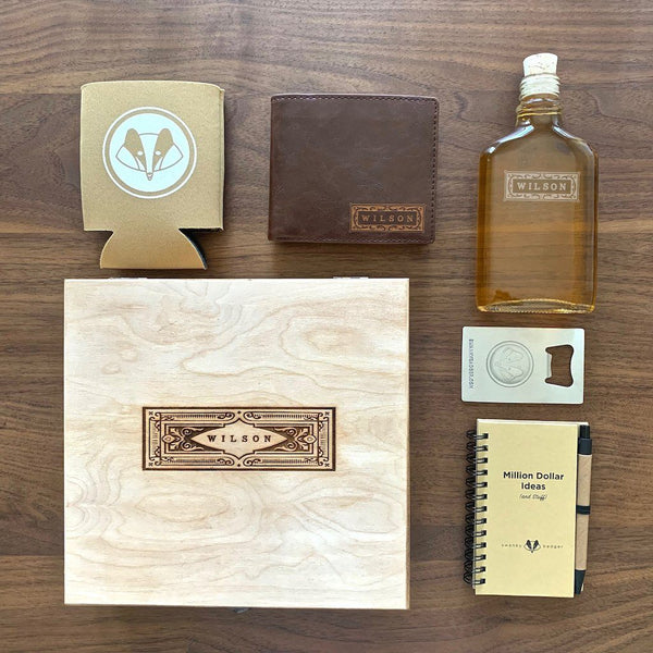 Appreciation Gift Box - Vintage Rustic #2 by Swanky Badger