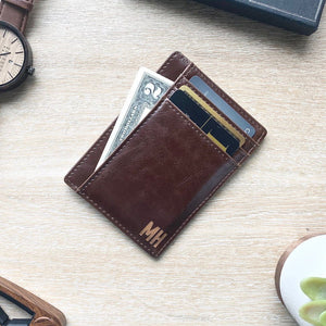 Leather Wallets for Men, Personalised Wallets