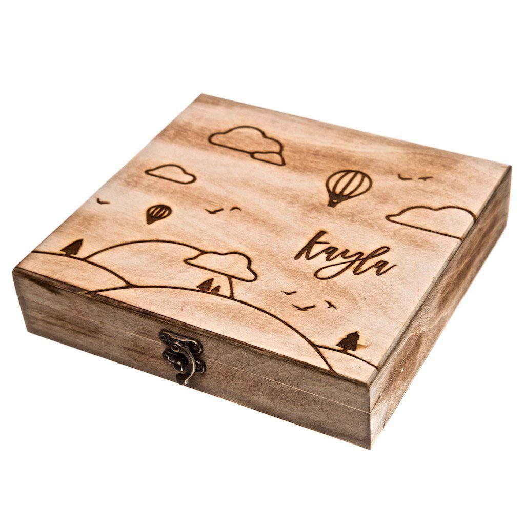 Little Miss Viking - Keepsake Box Pine Engraved The Adventures Of  Personalised