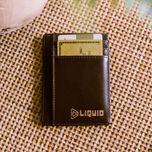 Branded Front Pocket Wallet Men's Leather Wallet Swanky Badger Brown 