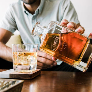 Whiskey Decanter: The Modern Personalized Whiskey Decanter Swanky Badger 