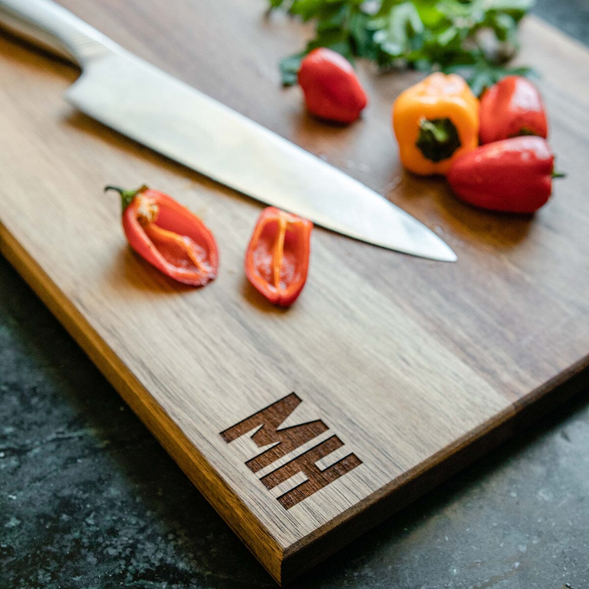 Personalized Cutting Board, Custom Engraved Chopping Block, United