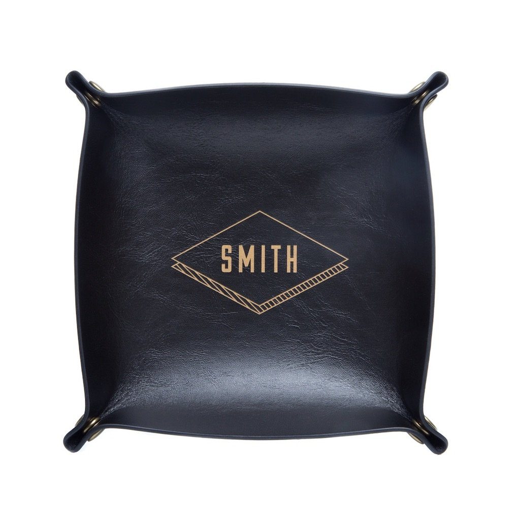 Catchall Tray: Diamond Catchall Tray Swanky Badger Black 