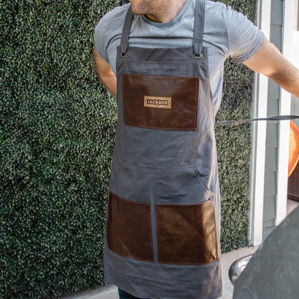 Personalized Leather Apron Barbique Chef Apron newest Mens Apron