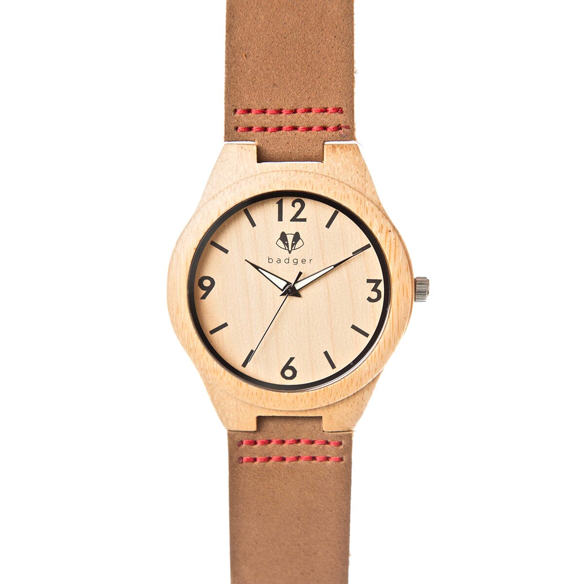 Branded Bamboo Tailored Watch Personalized Wooden Watch Swanky Badger 