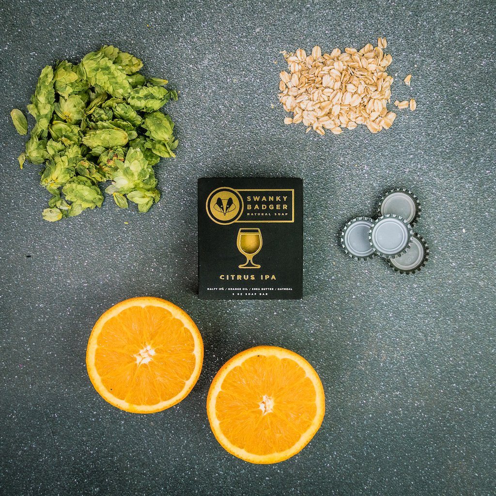 Swanky Badger Natural Soap Bar - Citrus Ipa