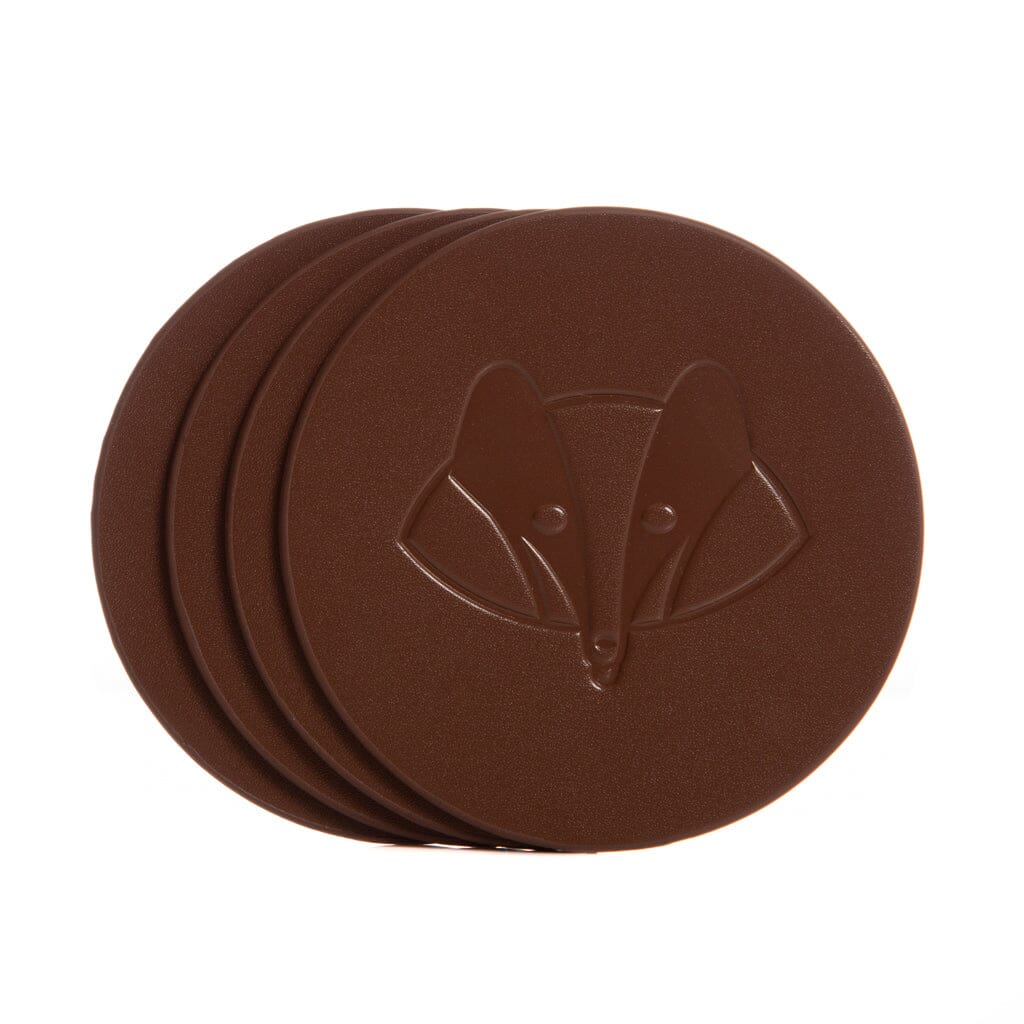 Leather Coasters - Set of 4 Swanky Badger 